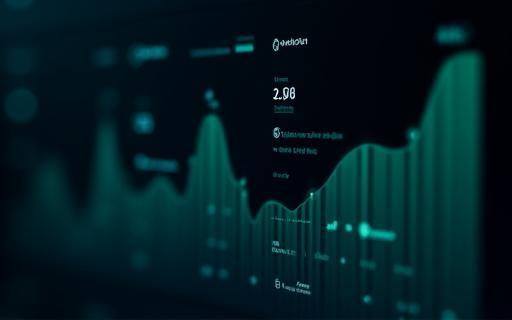 Case study visual showing efficiency metrics on a graph