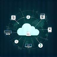 Cloud contact center graphic showing global connectivity